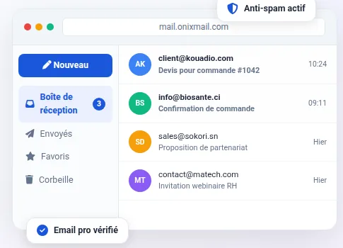 Interface OnixMail